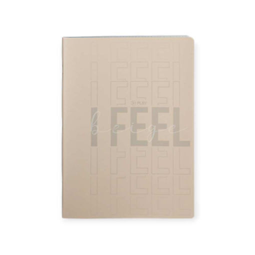 Picture of A5 I FEEL COLOUR LINED NOTEBOOK 80 PGS BEIGE